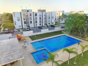 XAMAN Há Alojamiento Vacacional con piscina
